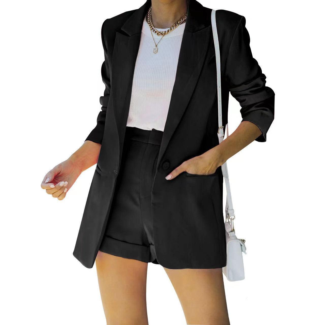 KATRIN - Blazer und shorts set.