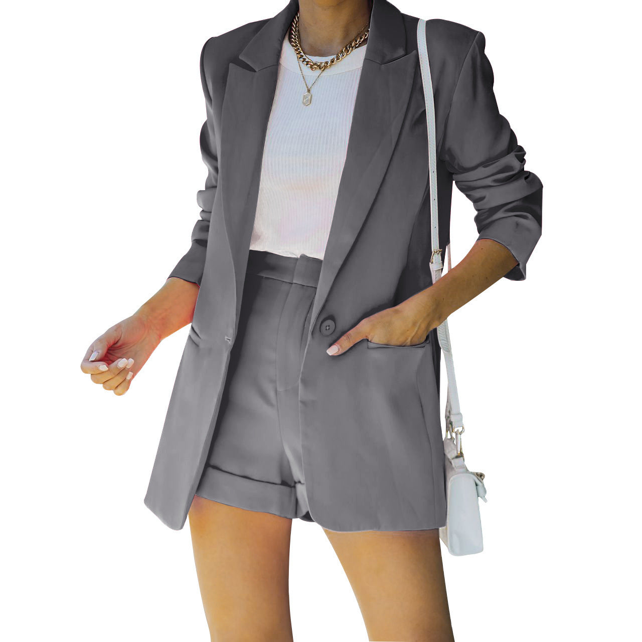 KATRIN - Blazer und shorts set.