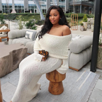 White off-shoulder beach dress with long sleeves and relaxed body-skimming fit