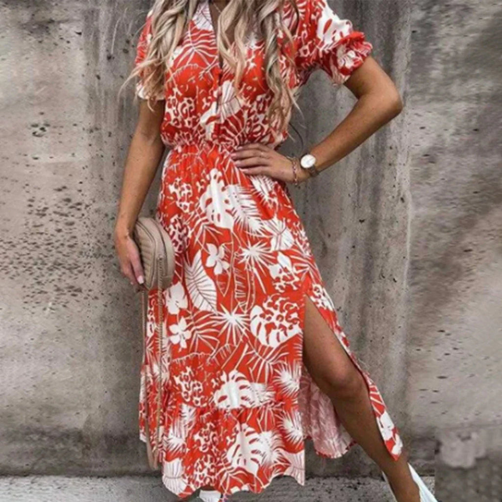 ZANA - Floral maxi dress 