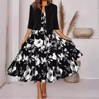 ZOFFIA Hochwertiges Modekleid Zweiteiliges Set | Inna Mode®️