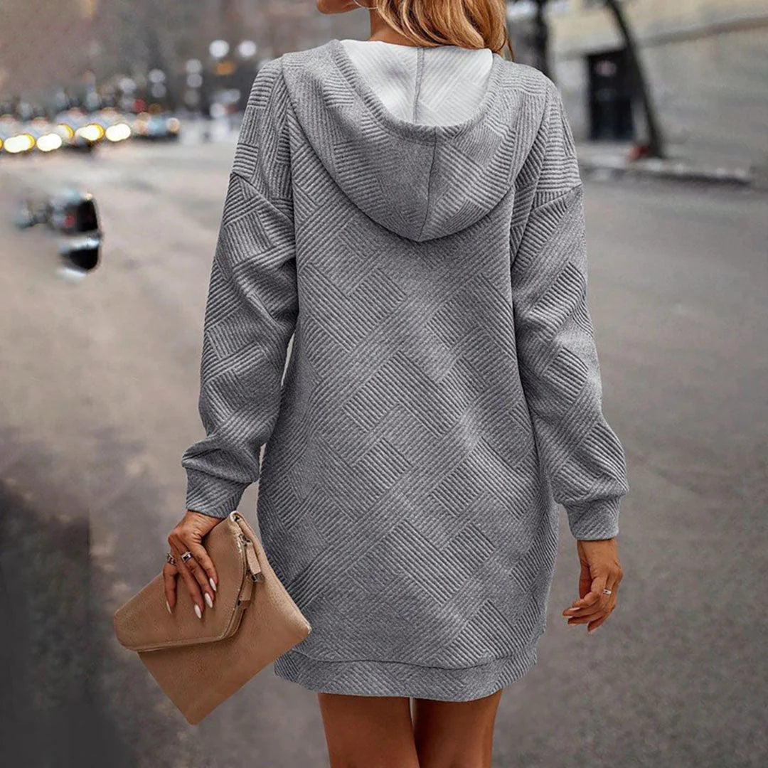 MOXIE - Stylish dress with hoodie