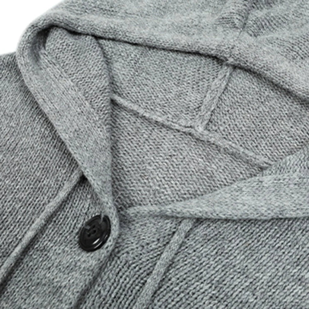 FILIPPA - Comfortable cardigan with hood 