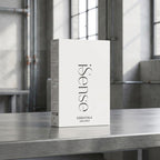 White peptide essentials gift box front view with brand logo and small label text