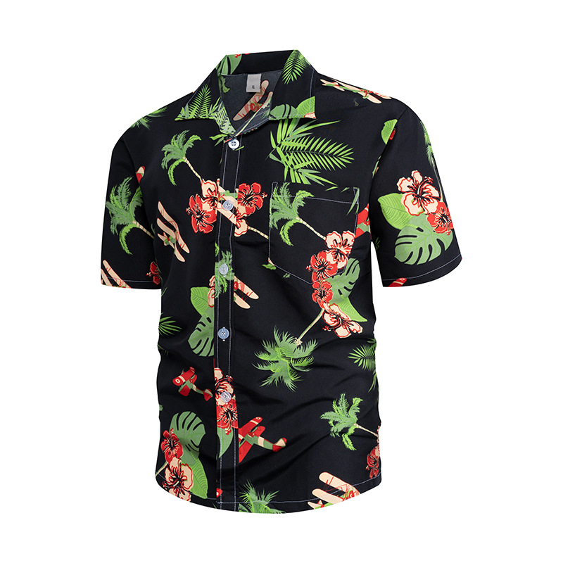 Florian shirt with floral sleeves