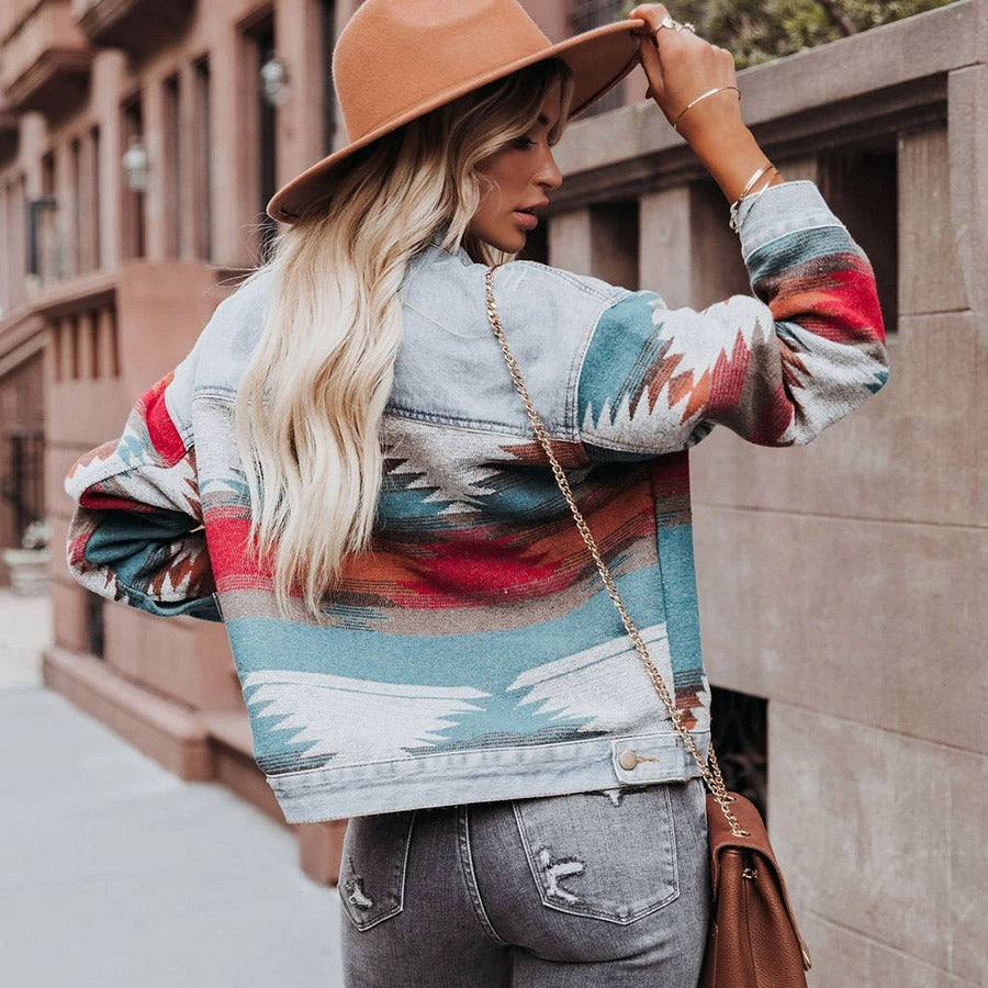 TUULIKKI - Vintage-Denimjacke