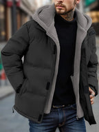London - zweiteilige kapuzen-pufferjacke für männer