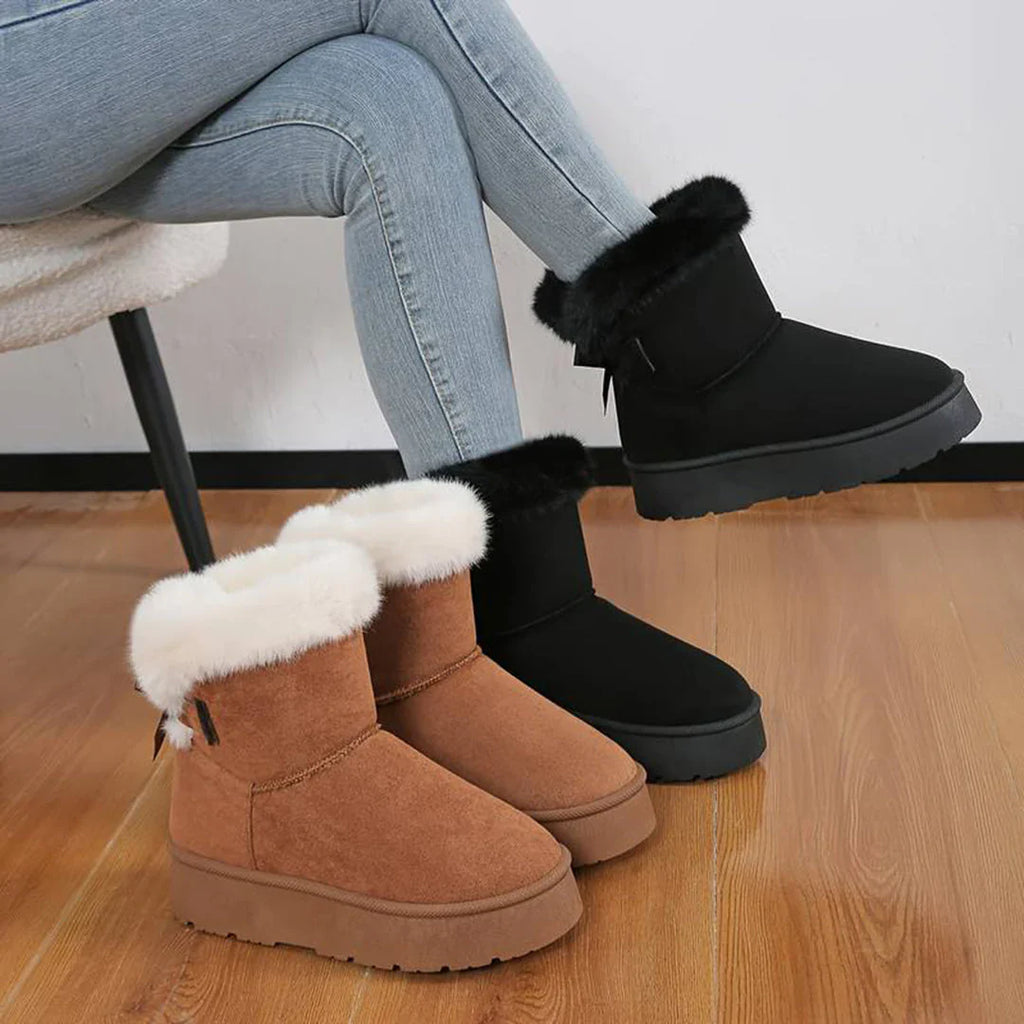 ZAARA - Hohe Winterstiefel mit dicker Sohle