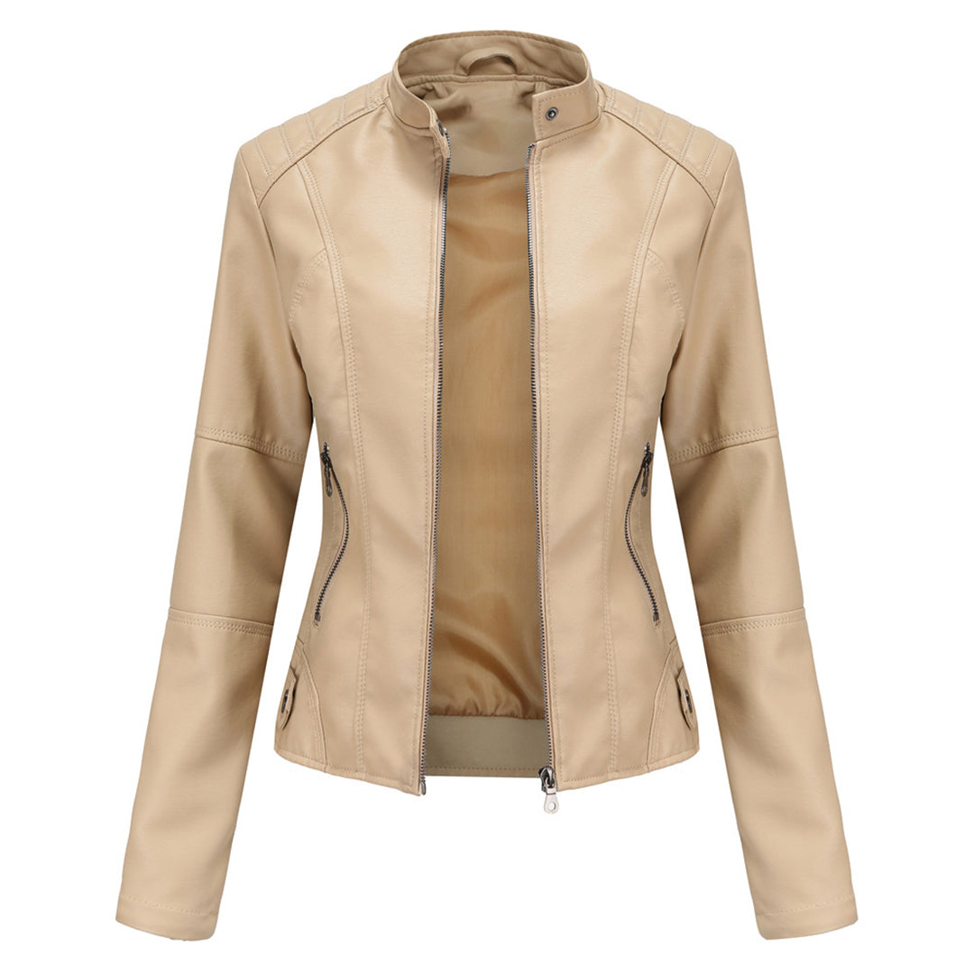 MILENA - Stylish leather jacket 