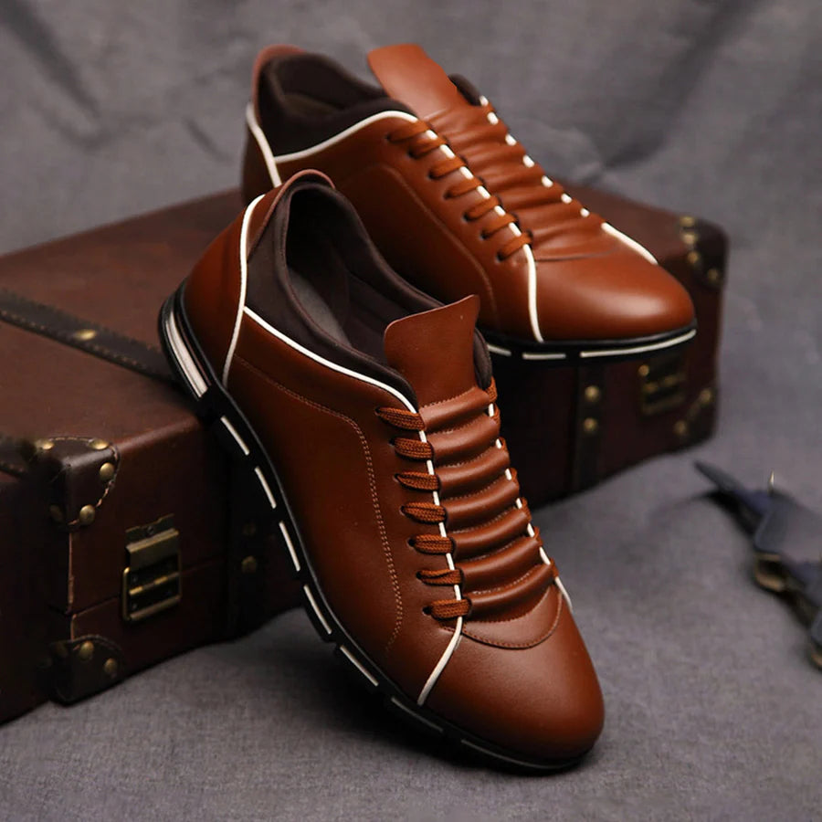 SANJIN - Leather sneakers 