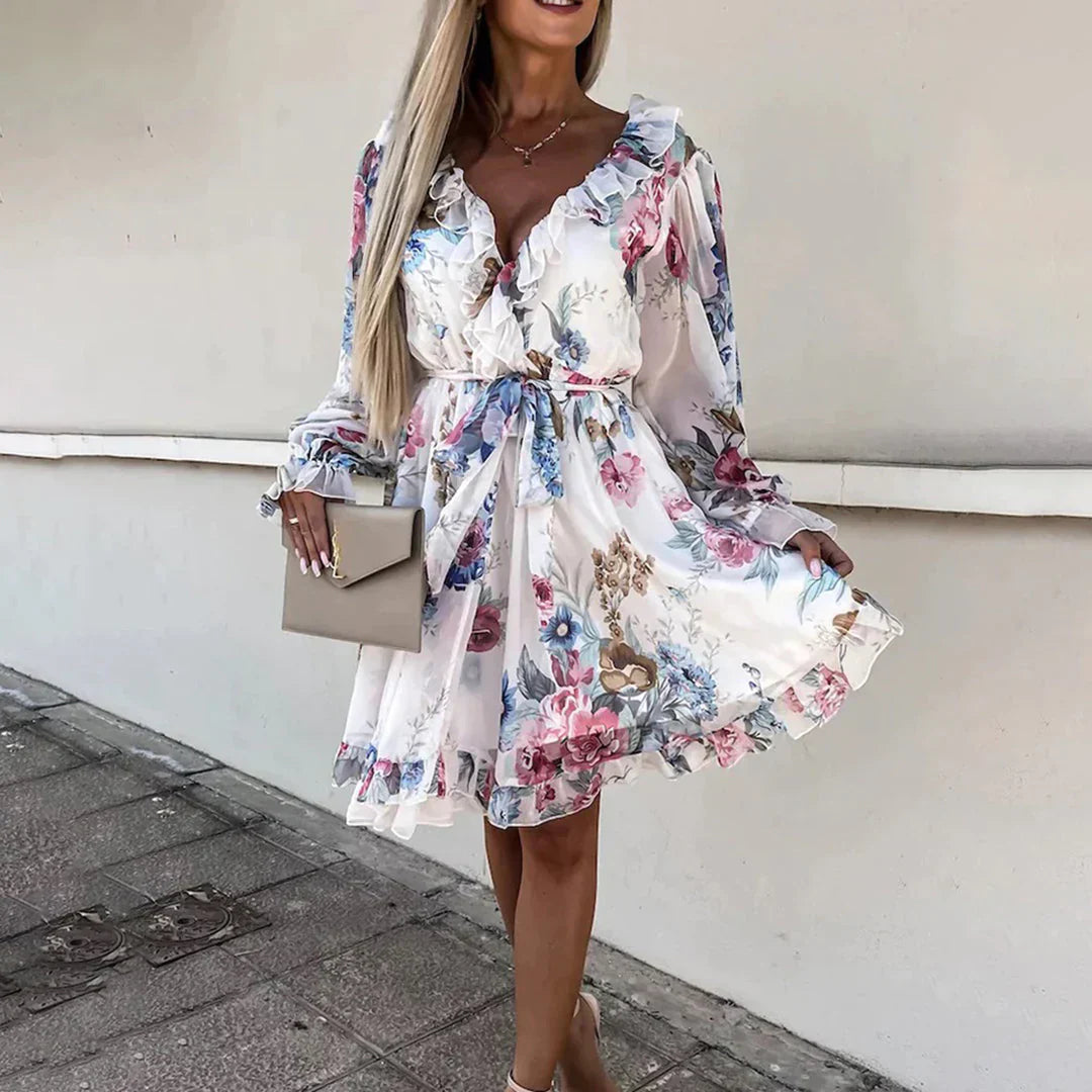 KINGA - Fashionable mini dress 