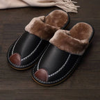 LUCAS - Fleece-Pantoffeln mit niedrigem Rist
