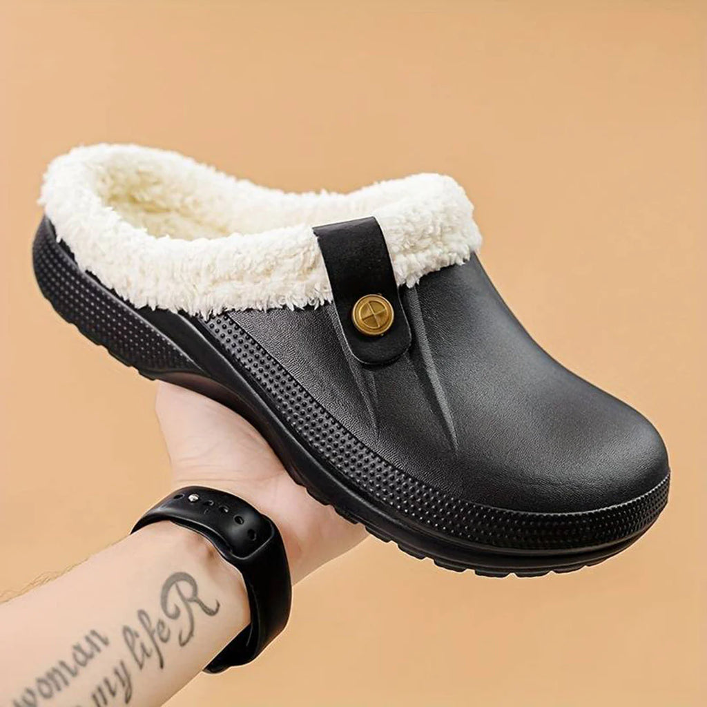JACKSON - Warm men's slippers with a low instep 