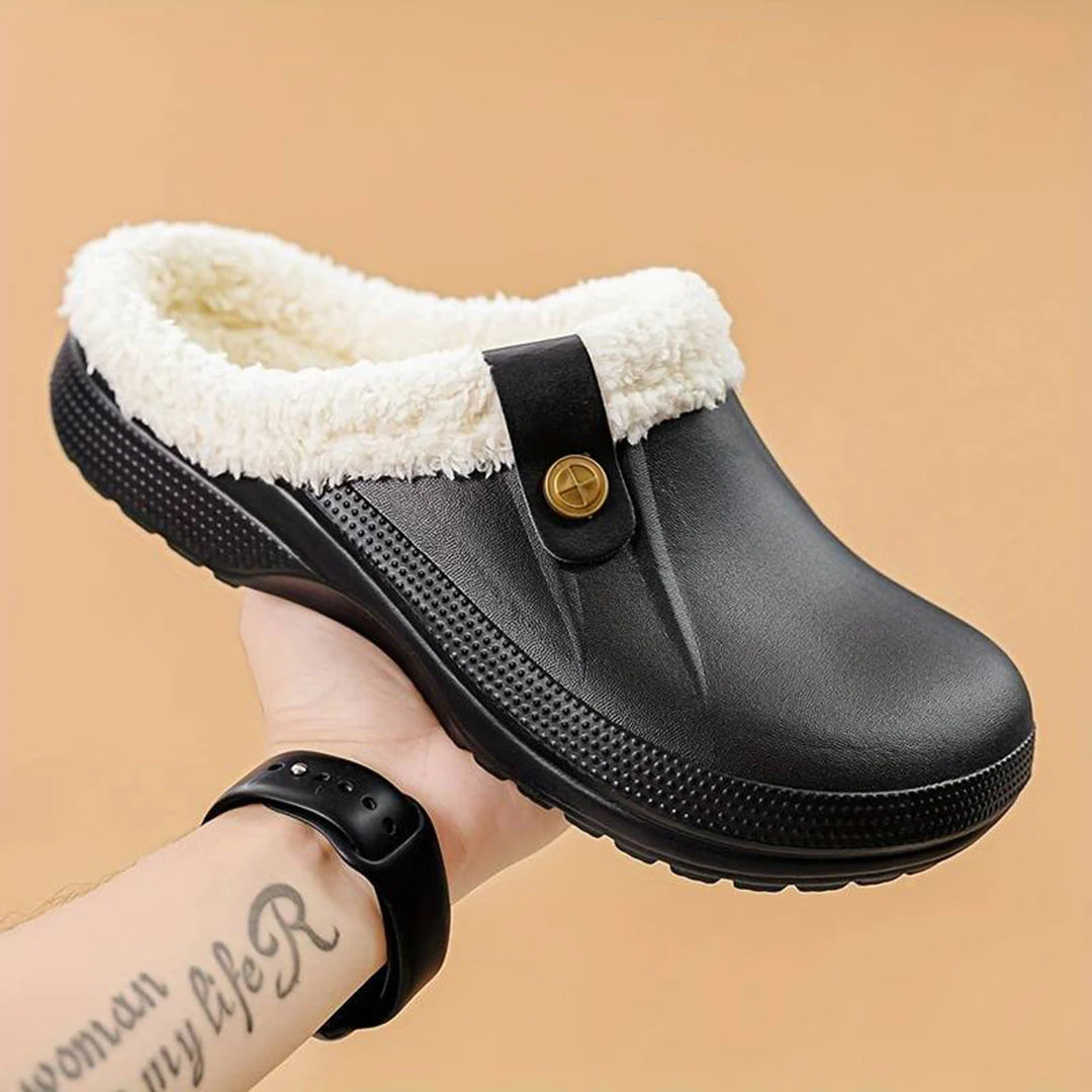 JACKSON - Warm men's slippers with a low instep 