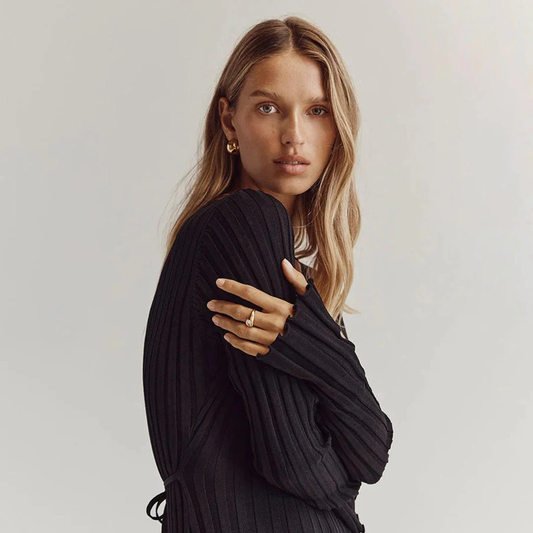 ABIGAIL - Gestricktes Maxikleid | Inna Mode®️