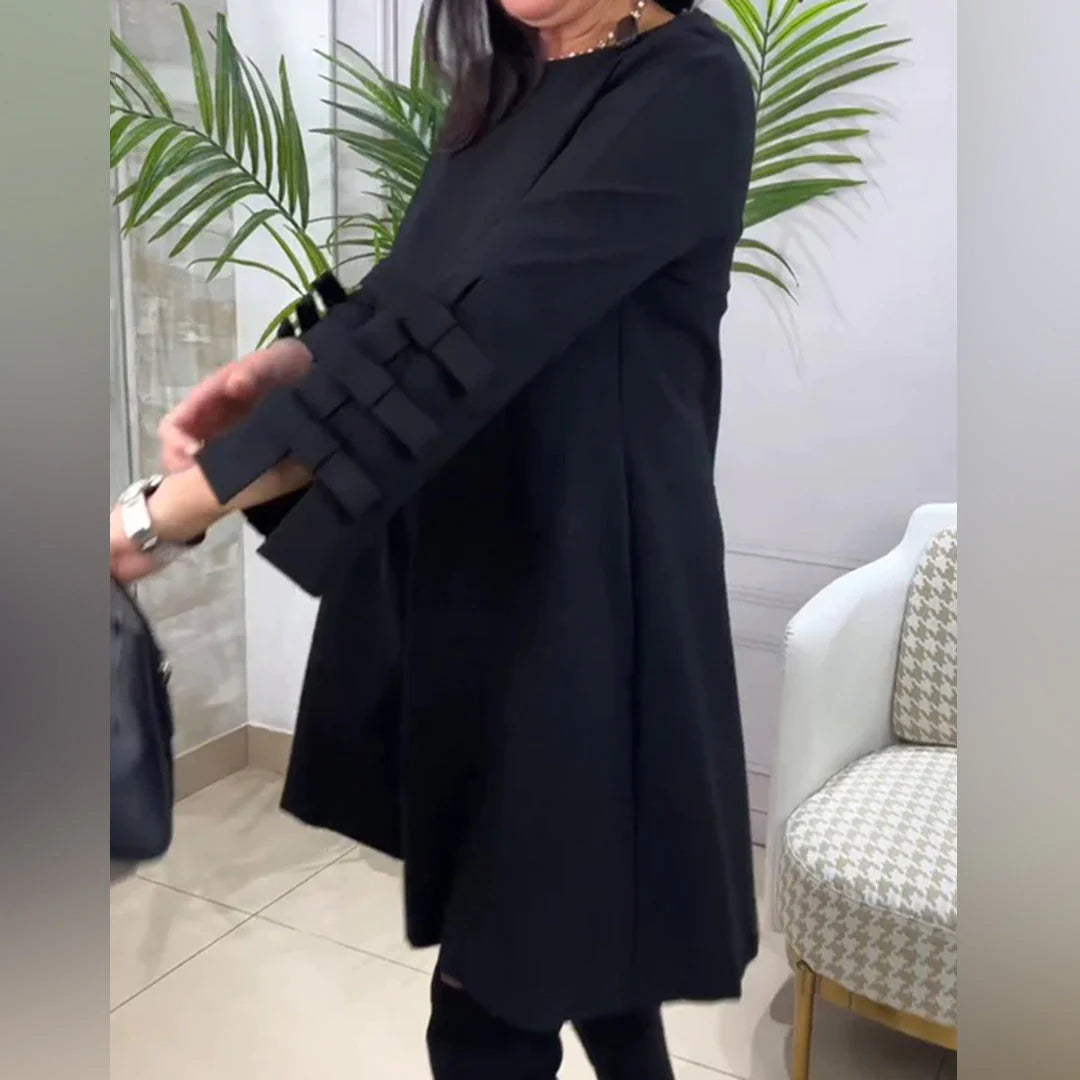 LAURENTIA - Lässiges Kleid mit langen Ärmeln | Inna Mode®️