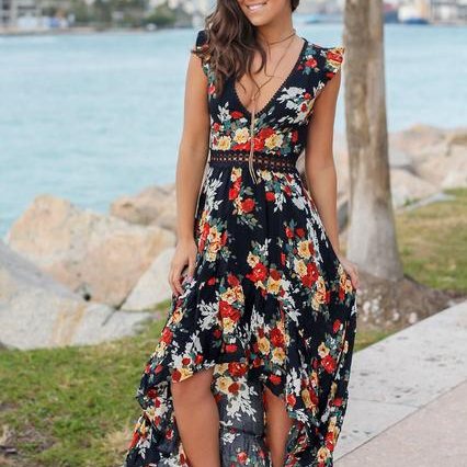 VIVIANA - Geblümtes Kleid
