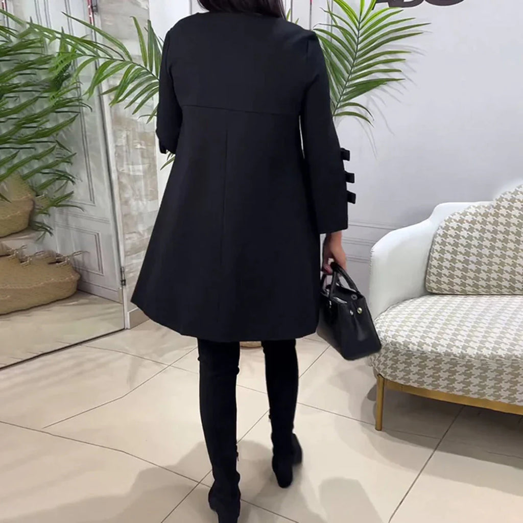 LAURENTIA - Lässiges Kleid mit langen Ärmeln | Inna Mode®️