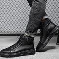 ADELMO - Schwarze warme stiefel
