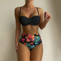 LAKELYN - High waist bikini set 