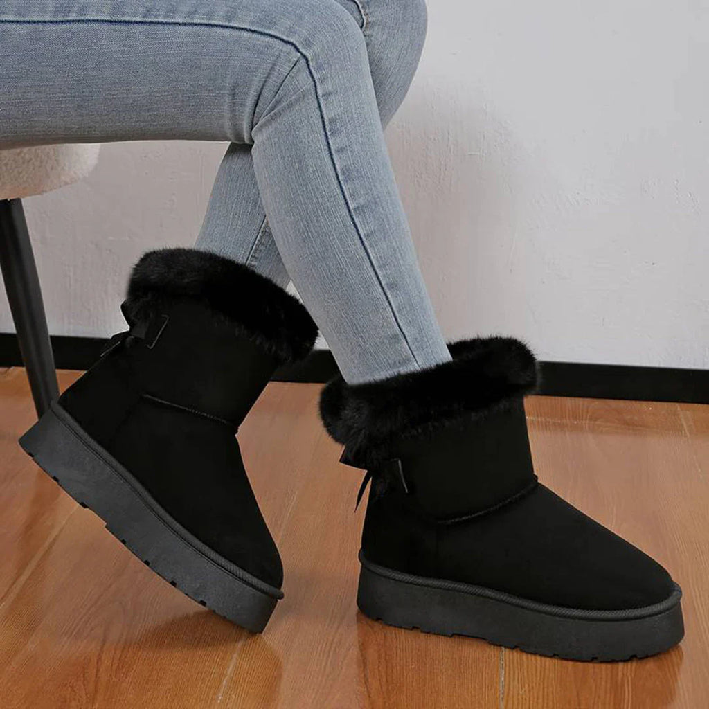 ZAARA - Hohe Winterstiefel mit dicker Sohle