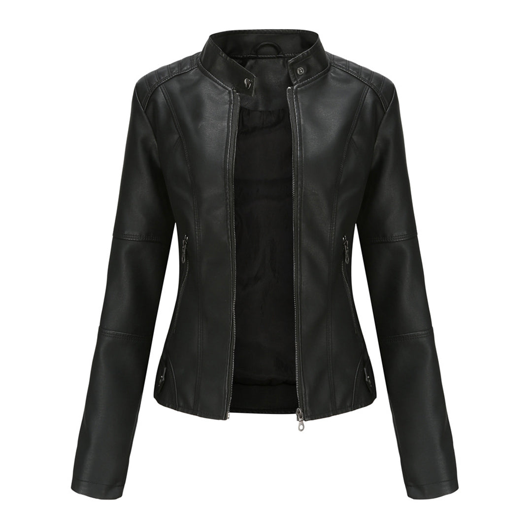 MILENA - Stylish leather jacket 