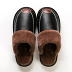 LUCAS - Fleece-Pantoffeln mit niedrigem Rist