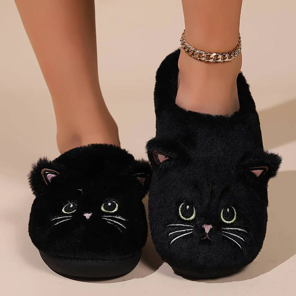 ROMÉE - Warm cat slippers 