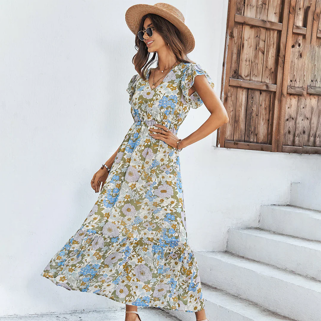 SAAR - Floral maxi dress 