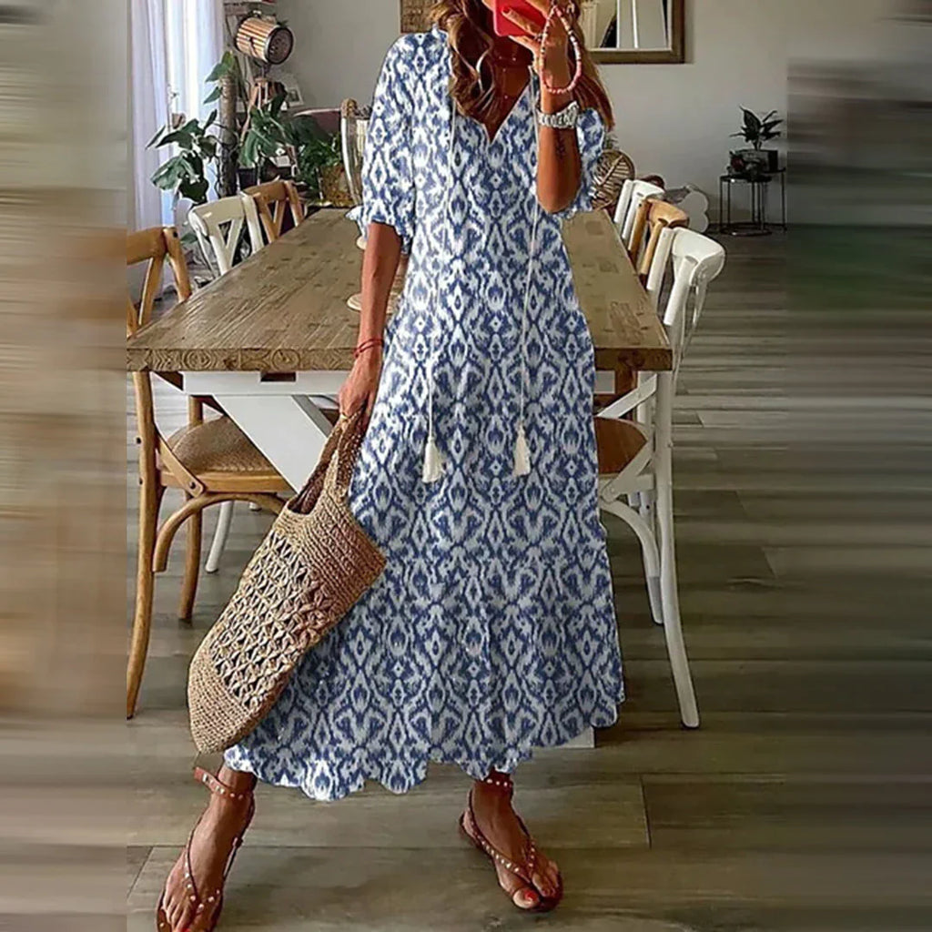 JANNE - Boho maxi dress 