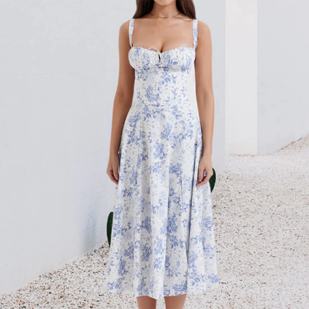 MAIKE - Elegant midi dress 