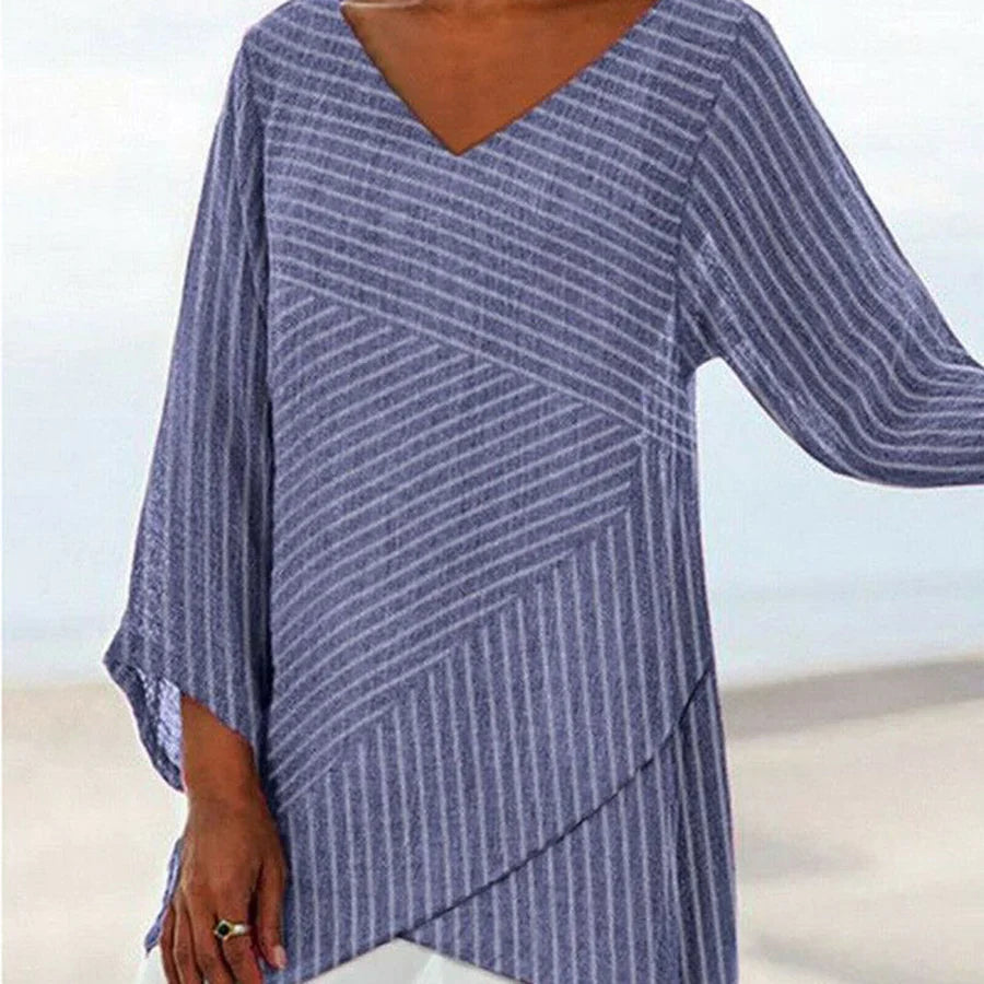 Kleid - Raelyn Streifen Bluse
