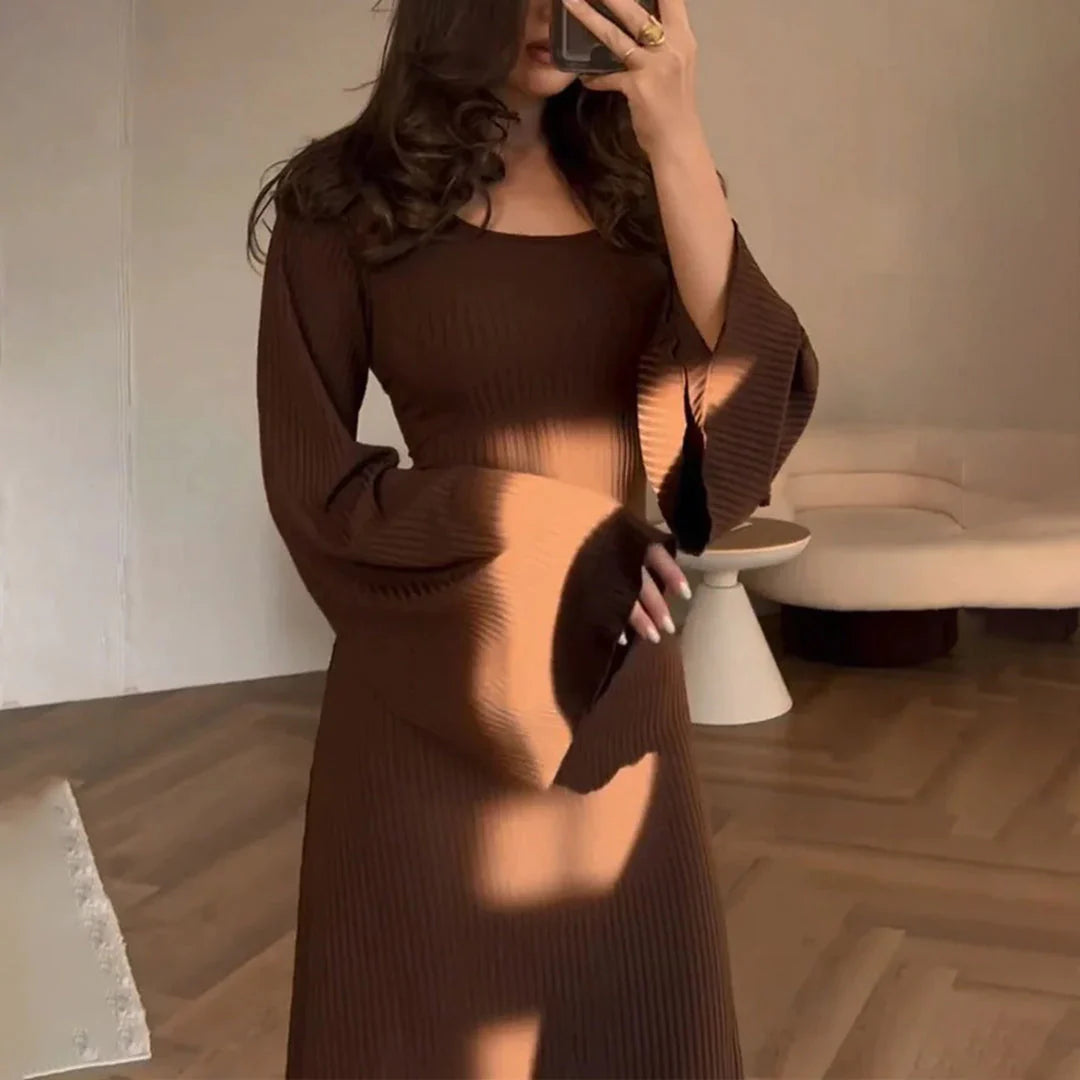 ELENA - Elegantes Strickkleid | Inna Mode®️