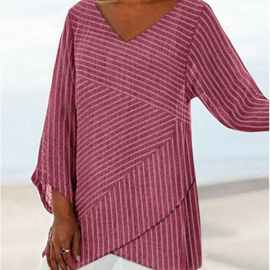Kleid - Raelyn Streifen Bluse
