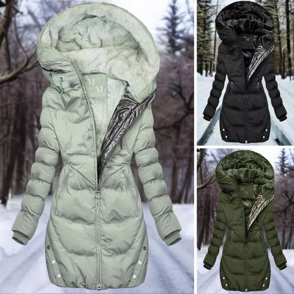 Warm plush coat for women KONNY