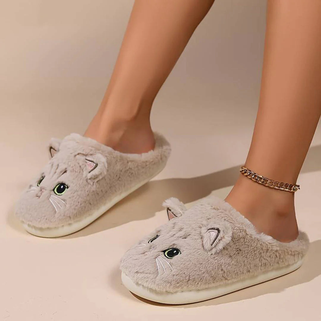 ROMÉE - Warm cat slippers 