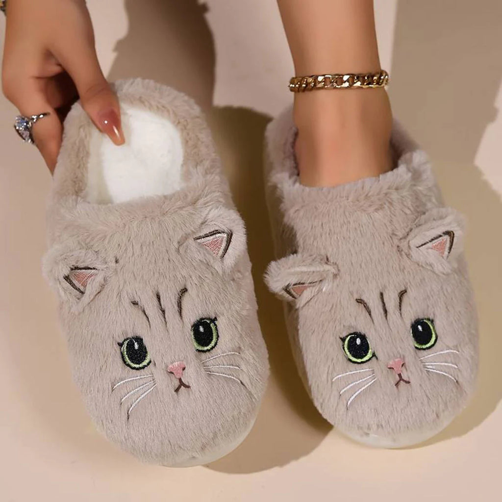 ROMÉE - Warm cat slippers 