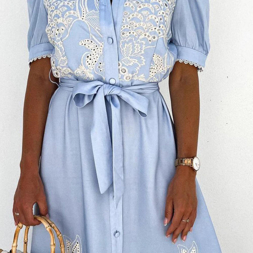 LAGERTHA - Elegant maxi dress 