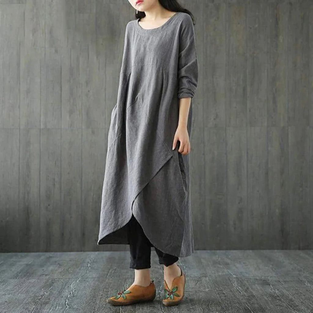 JACINTA - Übergroßes frühlingskleid