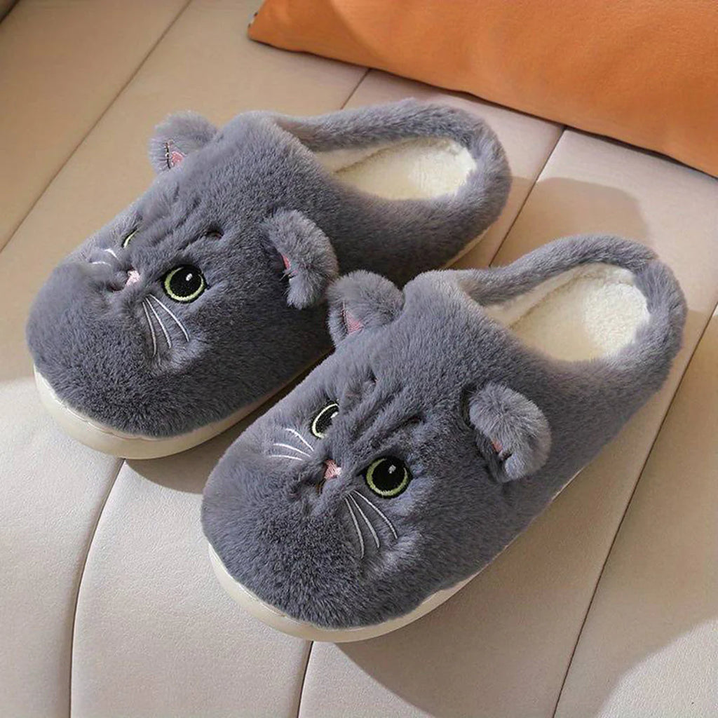 ROMÉE - Warm cat slippers 