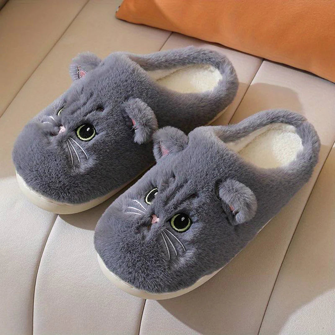 ROMÉE - Warm cat slippers 