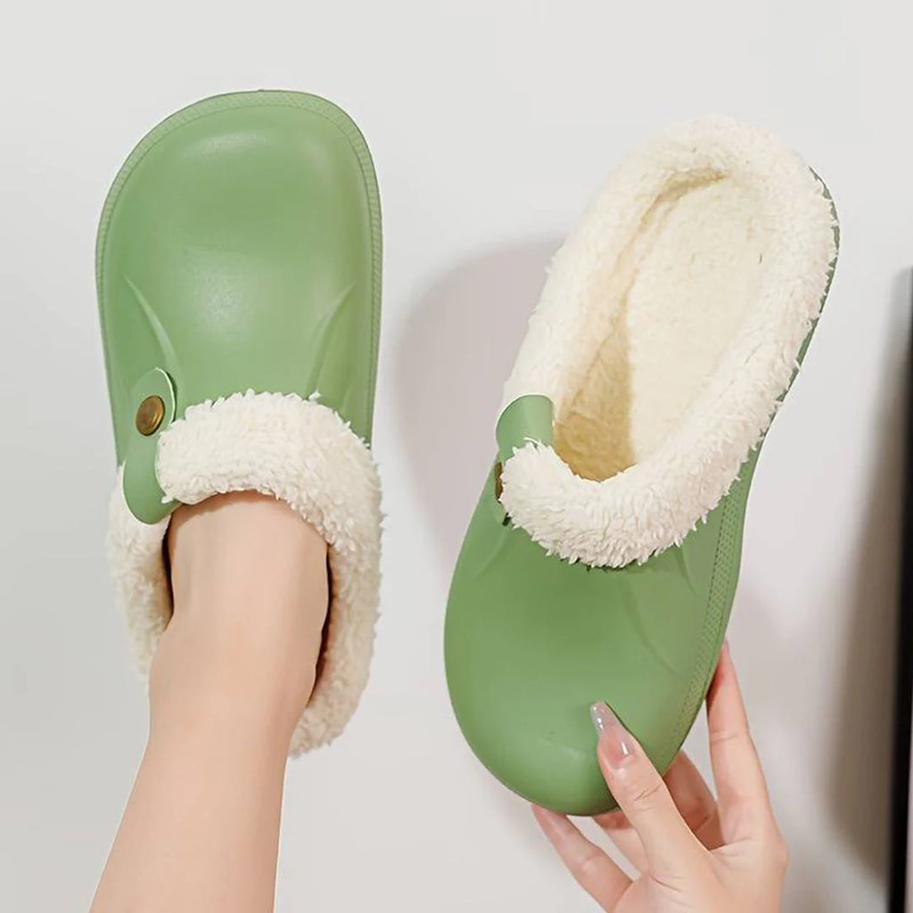 JACKSON - Warm men's slippers with a low instep 