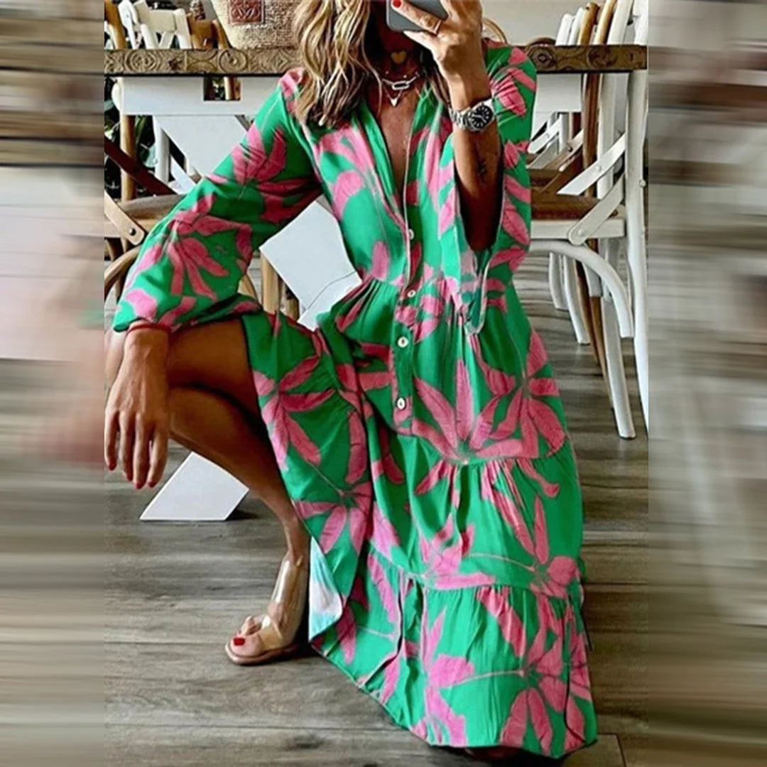 NICOLINES - Elegantes Boho Kleid