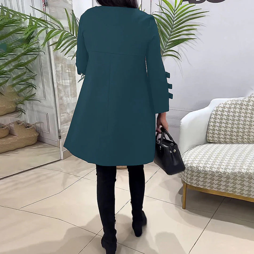 LAURENTIA - Lässiges Kleid mit langen Ärmeln | Inna Mode®️