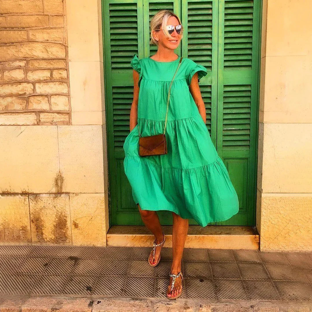 INGRID - Lässiges midikleid | Inna Mode®️