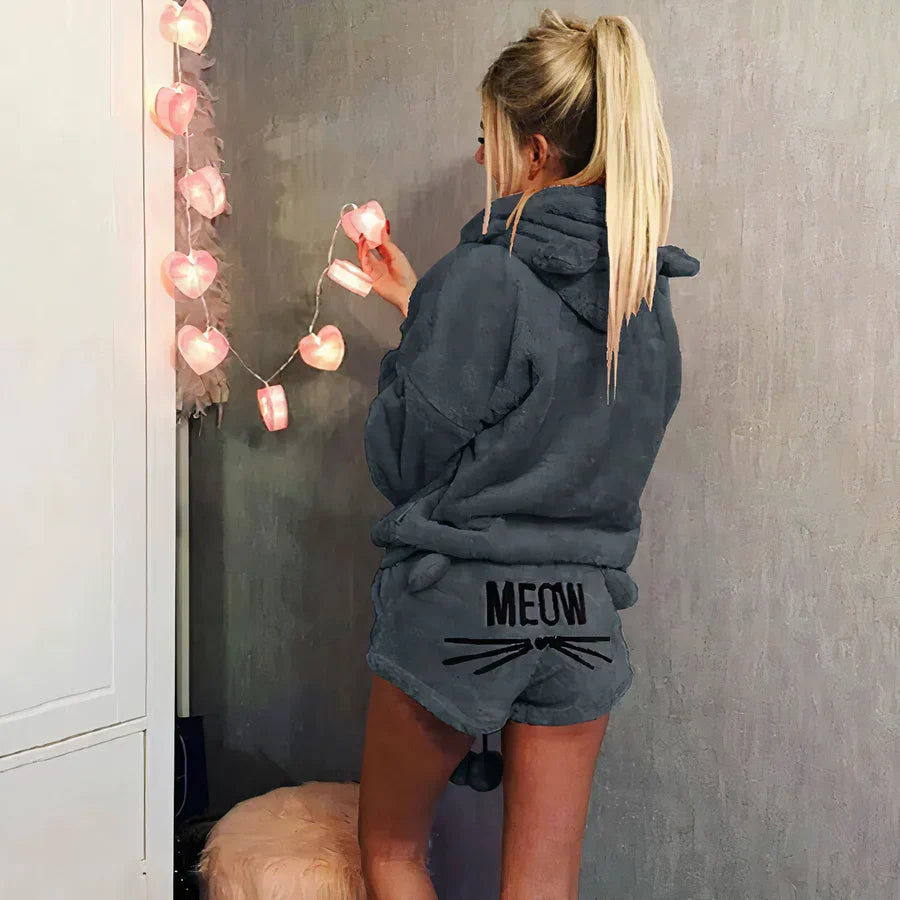 Marie - damen pyjama oberteil und shorts set | Inna Mode®️