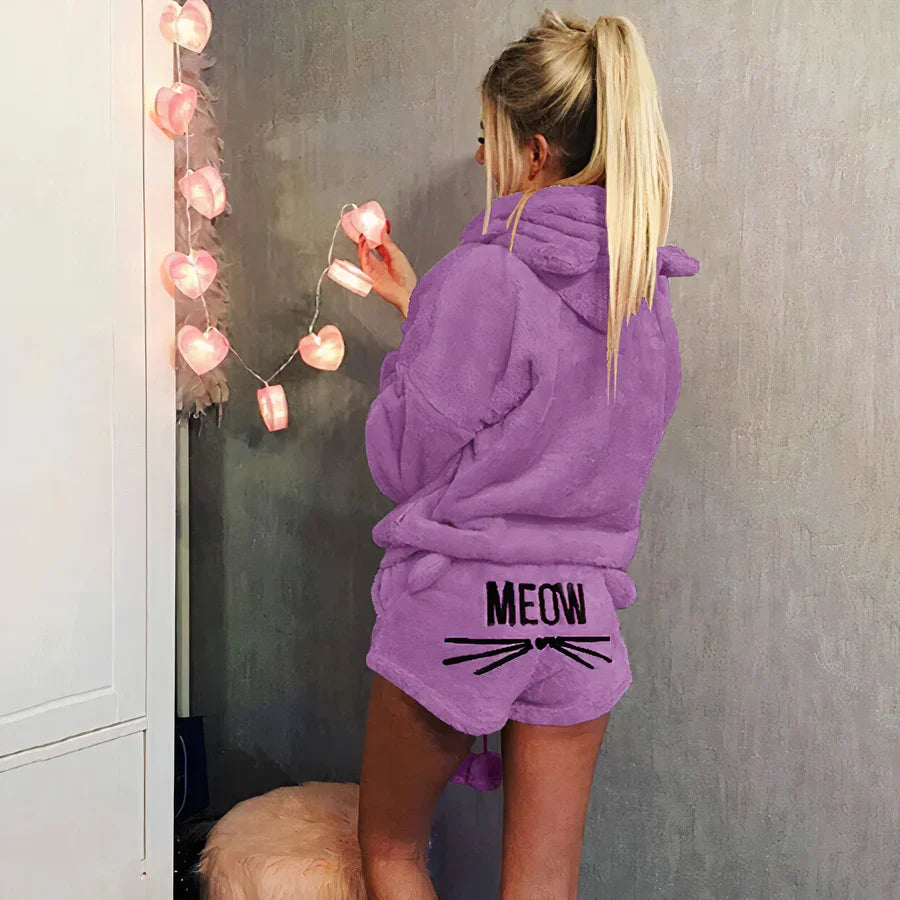 Marie - damen pyjama oberteil und shorts set | Inna Mode®️