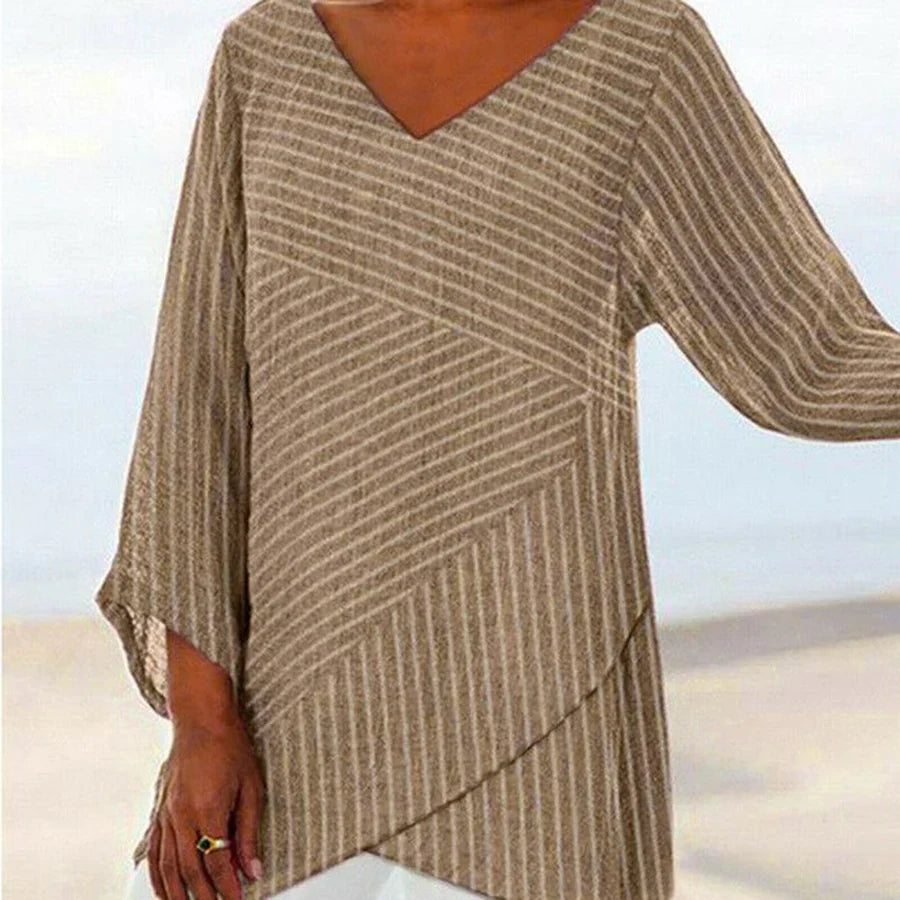 Kleid - Raelyn Streifen Bluse