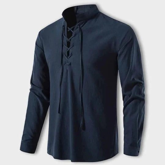 LASZLO - Elegant V-neck shirt 