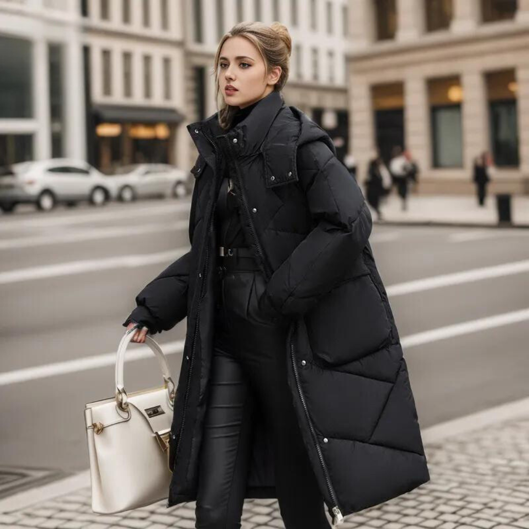 Kati - a solid winter coat for women